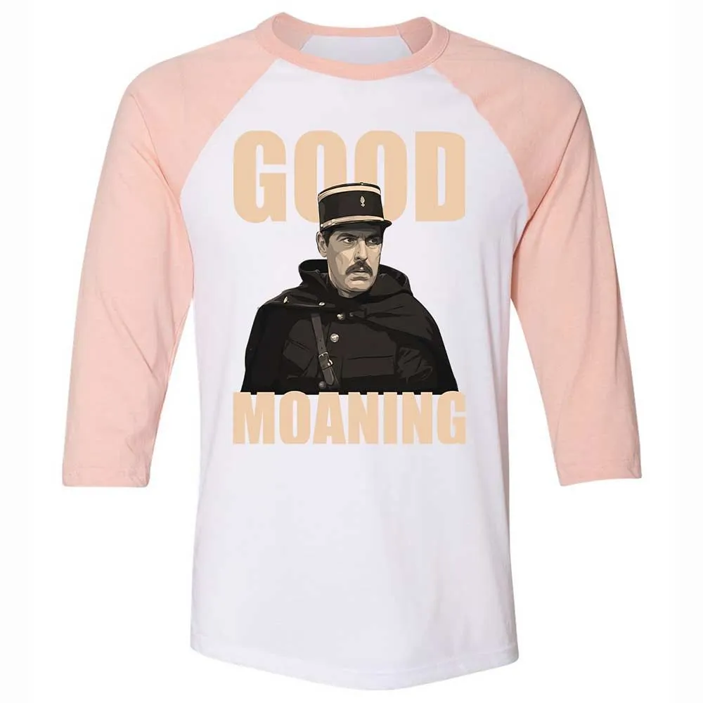 Unisex 3/4 Baseball Tee - HYRCY1PV - White/Heather Peach - 5