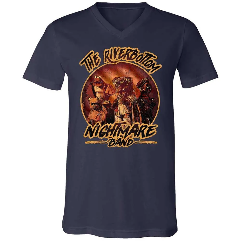 Unisex V-Neck T-Shirt - N1A7DWSR - Navy - 2