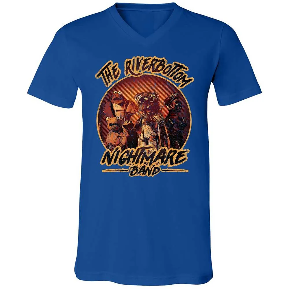 Unisex V-Neck T-Shirt - N1A7DWSR - True Royal - 4