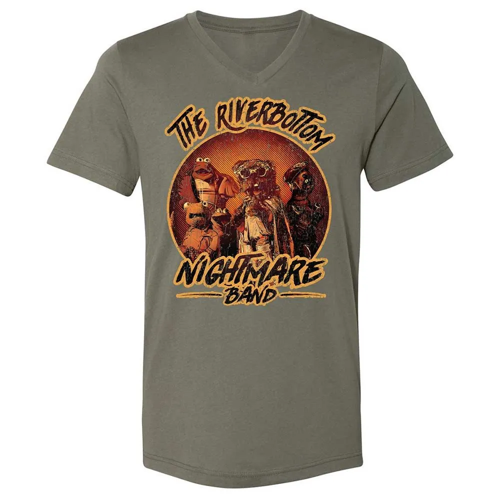 Unisex V-Neck T-Shirt - N1A7DWSR - Military Green - 11