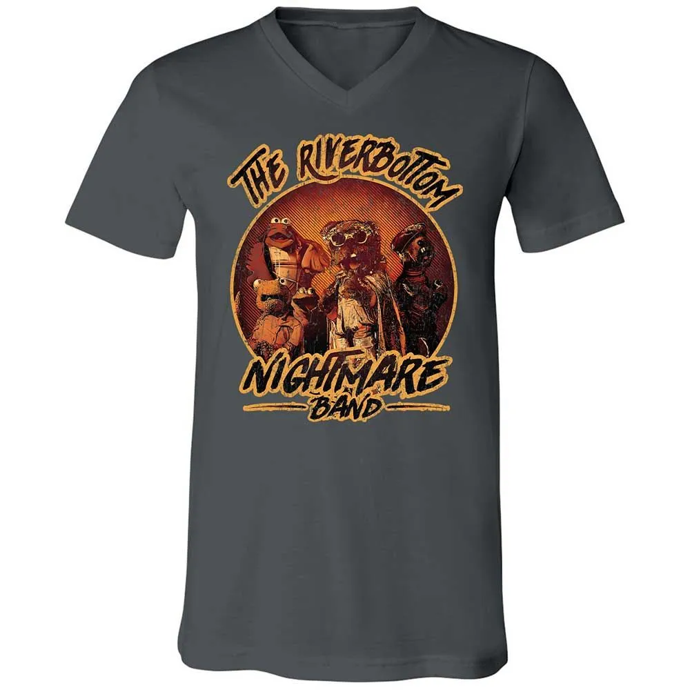 Unisex V-Neck T-Shirt - N1A7DWSR - Asphalt - 13