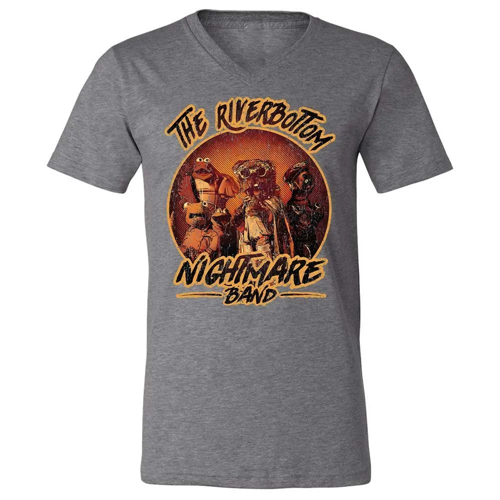 Unisex V-Neck T-Shirt - N1A7DWSR - Deep Heather - 14