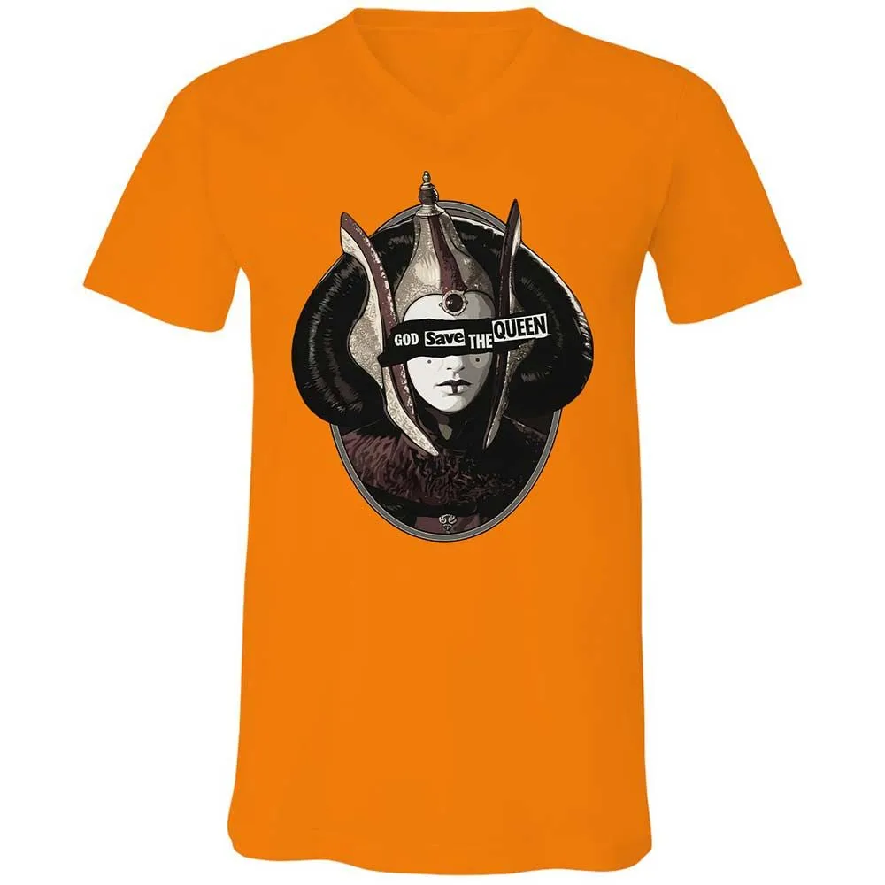 Unisex V-Neck T-Shirt - 2SYB9ULB - Orange - 12
