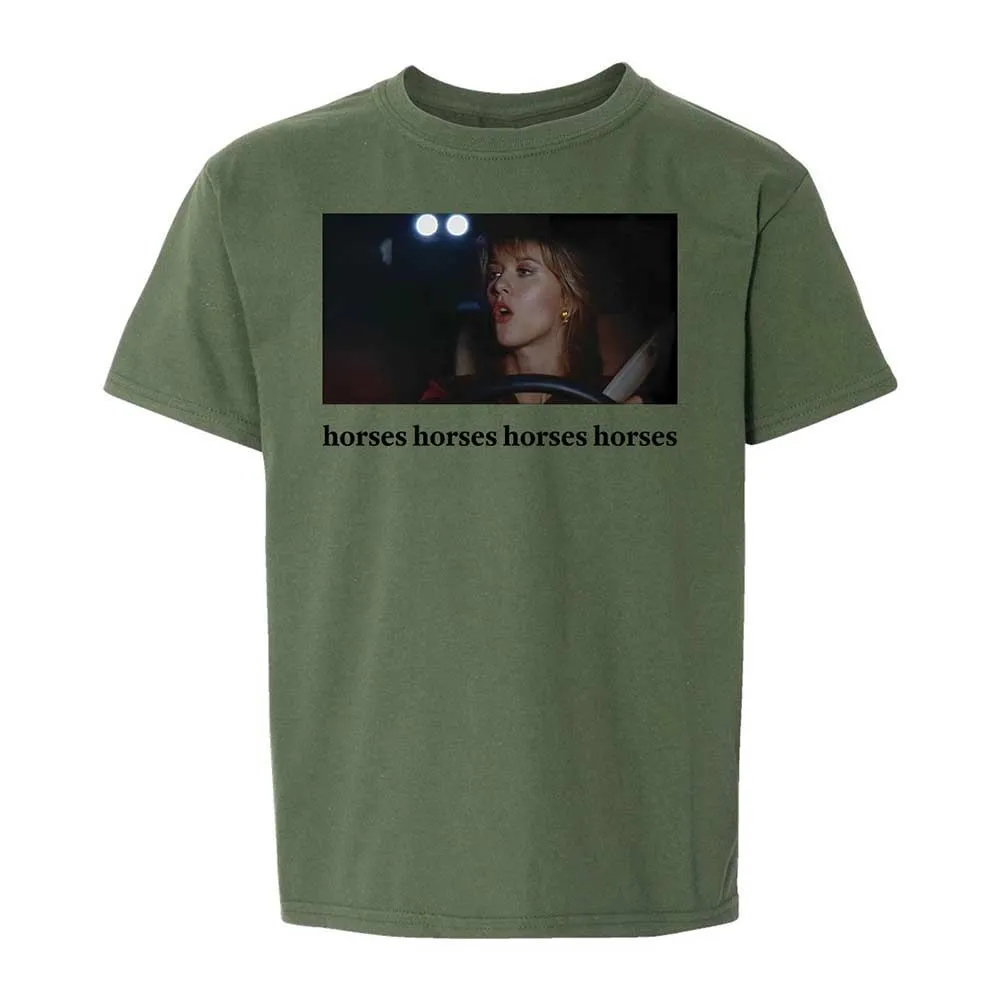 Horses horses horses horses - Military Green - 20