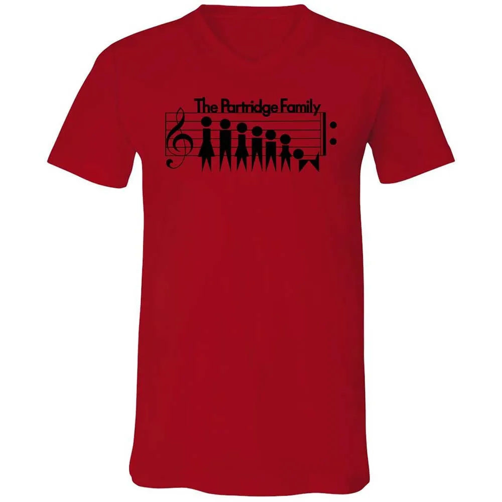 Unisex V-Neck T-Shirt - H9YLNGF9 - Red - 5