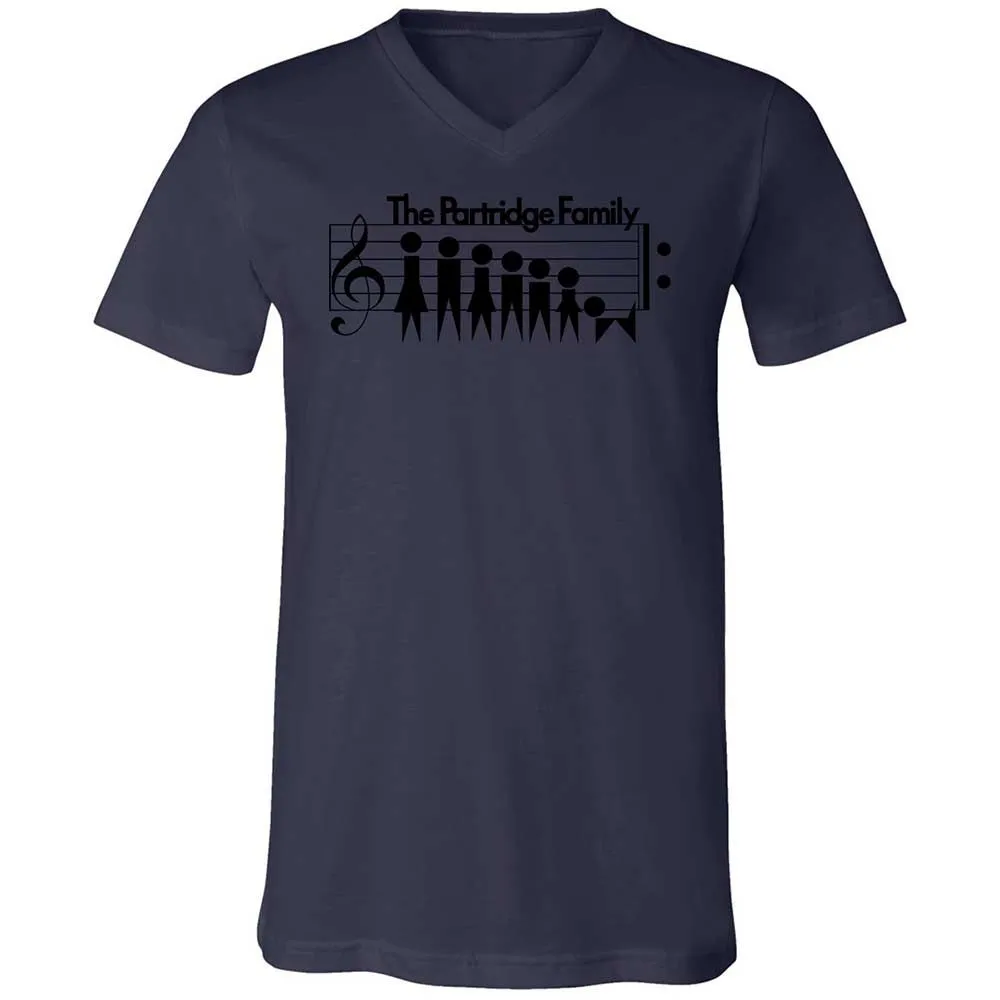 Unisex V-Neck T-Shirt - H9YLNGF9 - Navy - 12