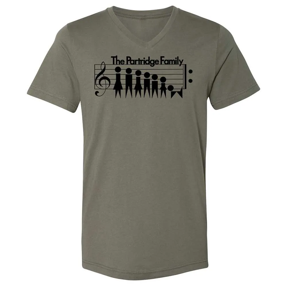 Unisex V-Neck T-Shirt - H9YLNGF9 - Military Green - 15