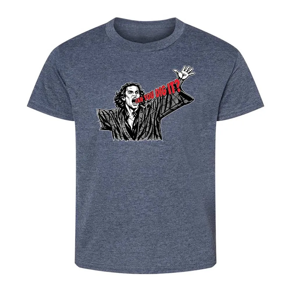 Kids T-Shirt - Q9ZRDMRP - Heather Navy - 9
