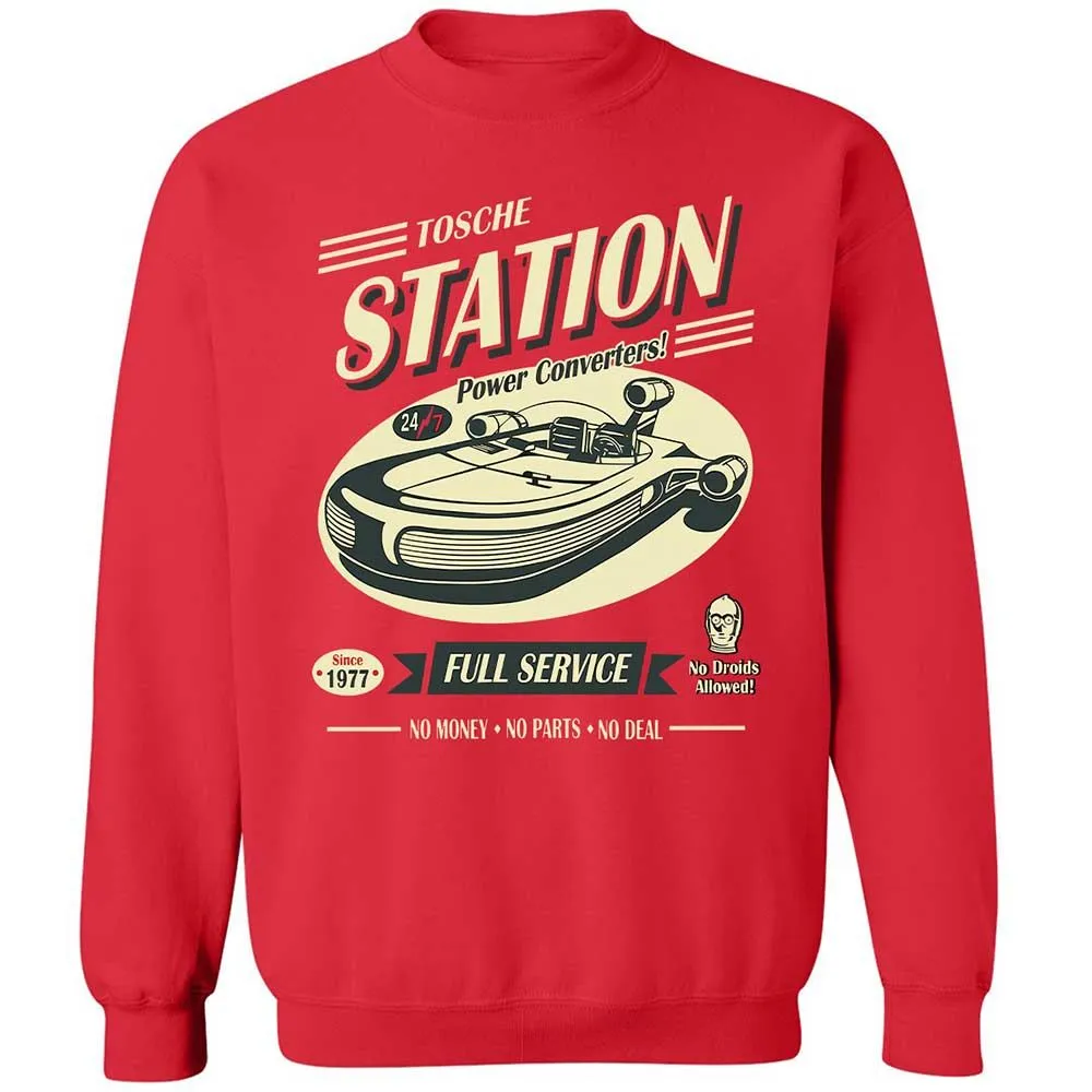Classic Unisex Sweatshirt - L1VZXPQD - Red - 10