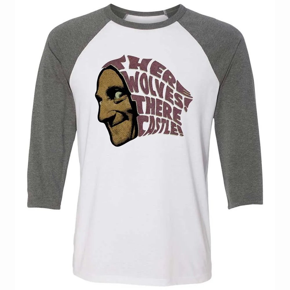 Unisex 3/4 Baseball Tee - SP9C3C55 - White/Deep Heather - 11