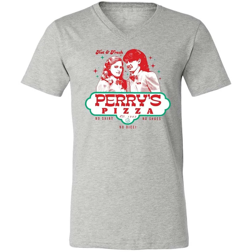 Unisex V-Neck T-Shirt - VX1M5QGW - Athletic Heather - 2