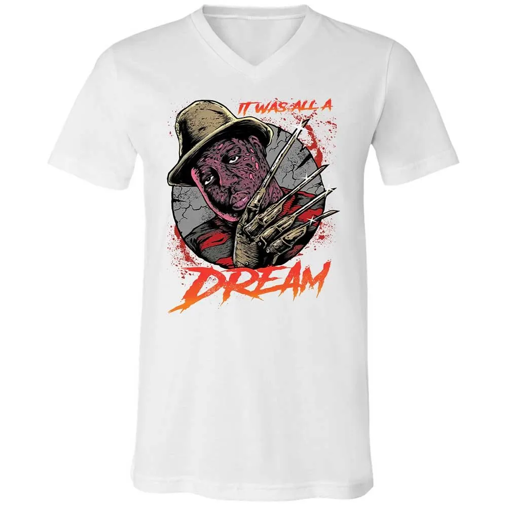 Unisex V-Neck T-Shirt - BNMLGRM8 - White - 16