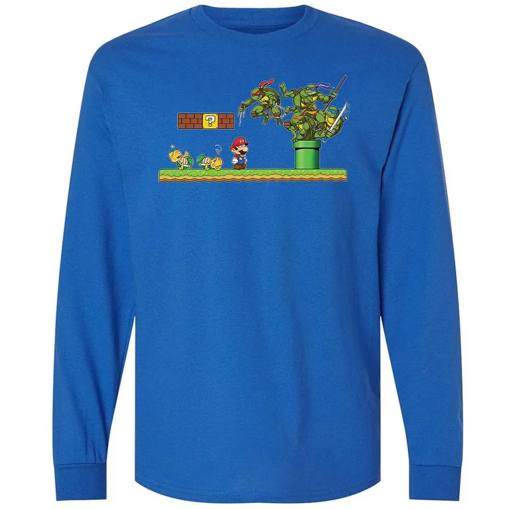 Long Sleeve T-Shirt - X5VAE6G2 - Royal - 3