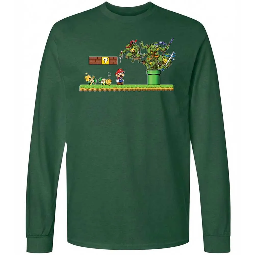 Long Sleeve T-Shirt - X5VAE6G2 - Forest Green - 4