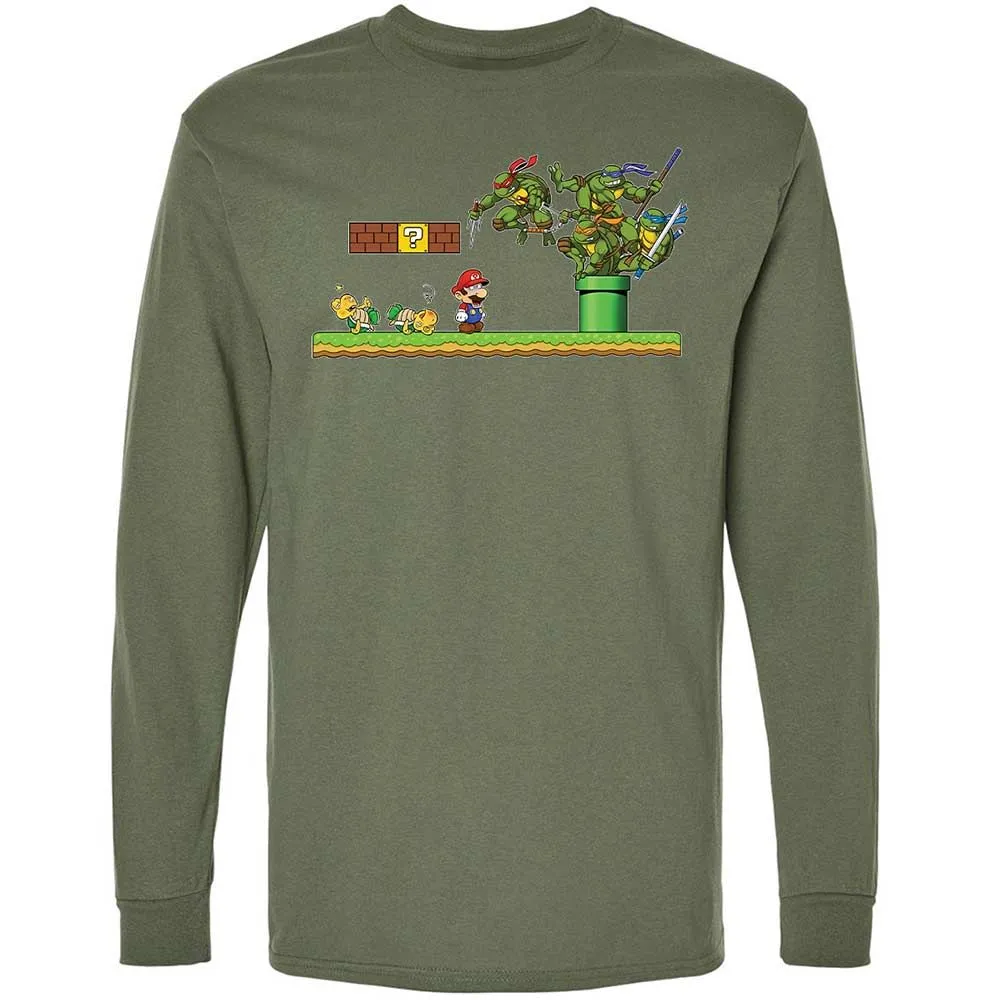Long Sleeve T-Shirt - X5VAE6G2 - Military Green - 9
