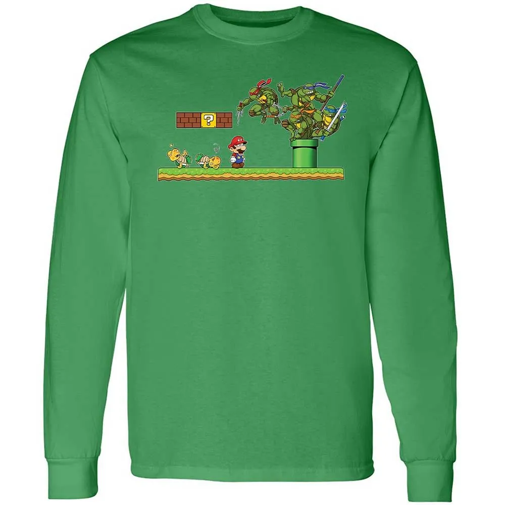 Long Sleeve T-Shirt - X5VAE6G2 - Irish Green - 10