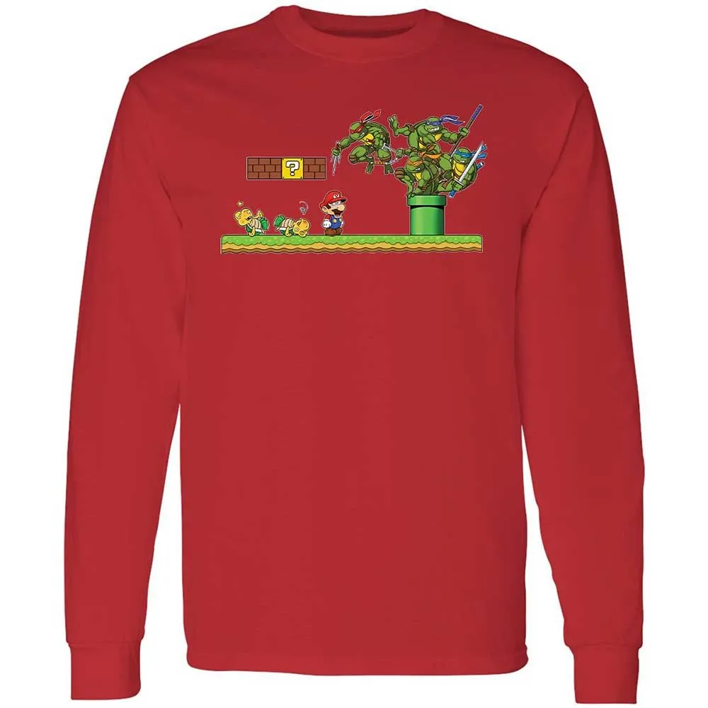 Long Sleeve T-Shirt - X5VAE6G2 - Red - 11
