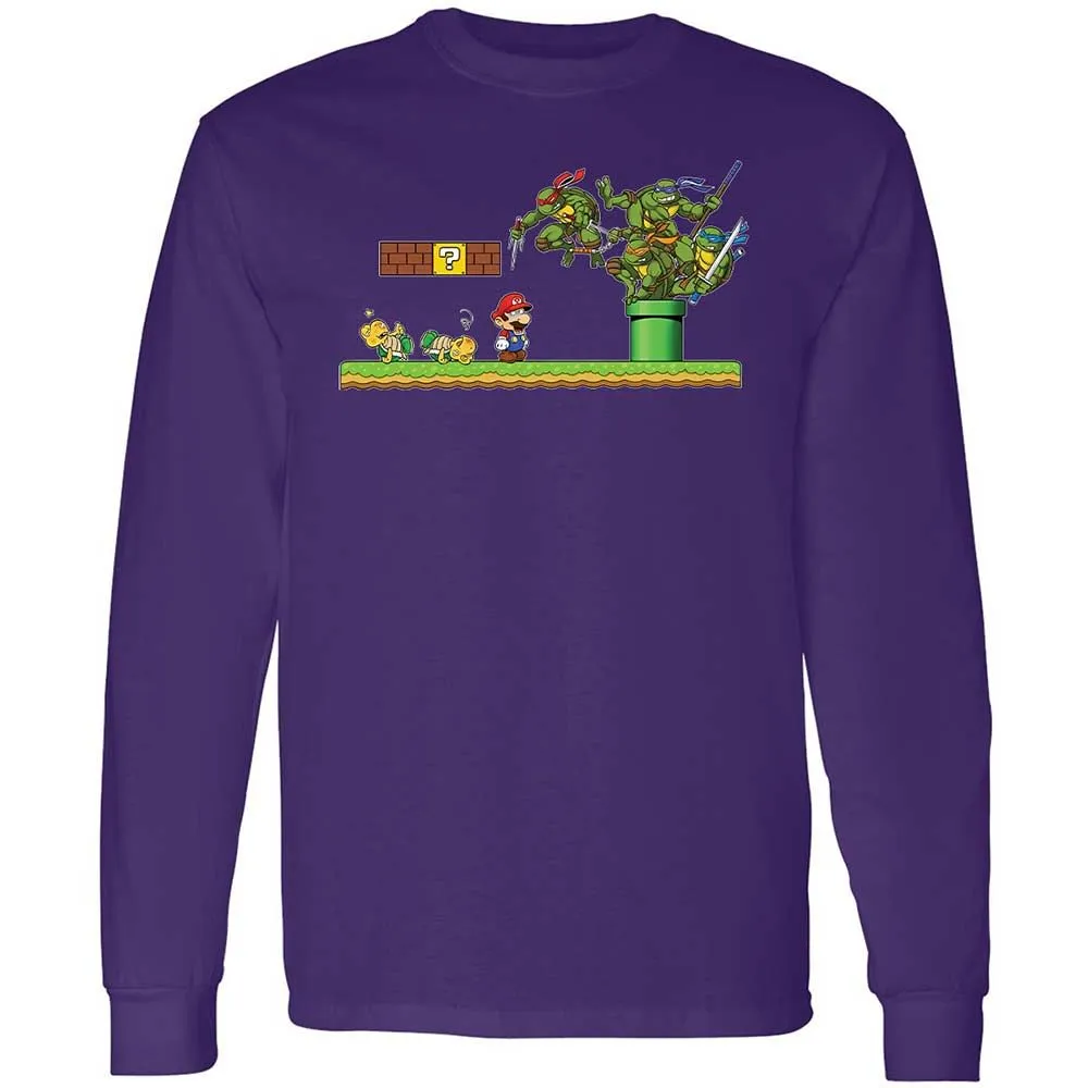 Long Sleeve T-Shirt - X5VAE6G2 - Purple - 12