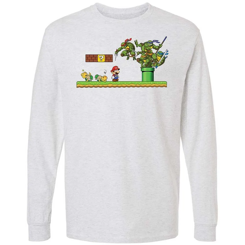 Long Sleeve T-Shirt - X5VAE6G2 - Ash - 14