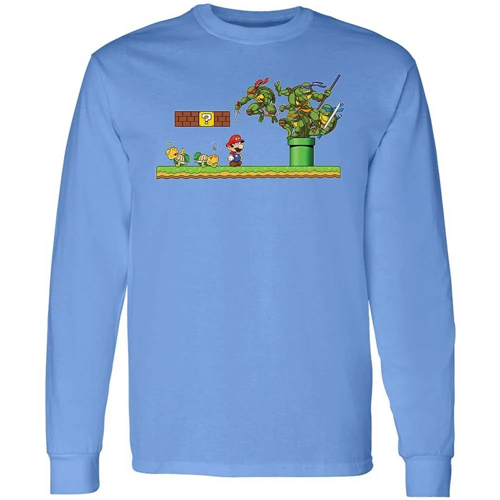 Long Sleeve T-Shirt - X5VAE6G2 - Carolina Blue - 15
