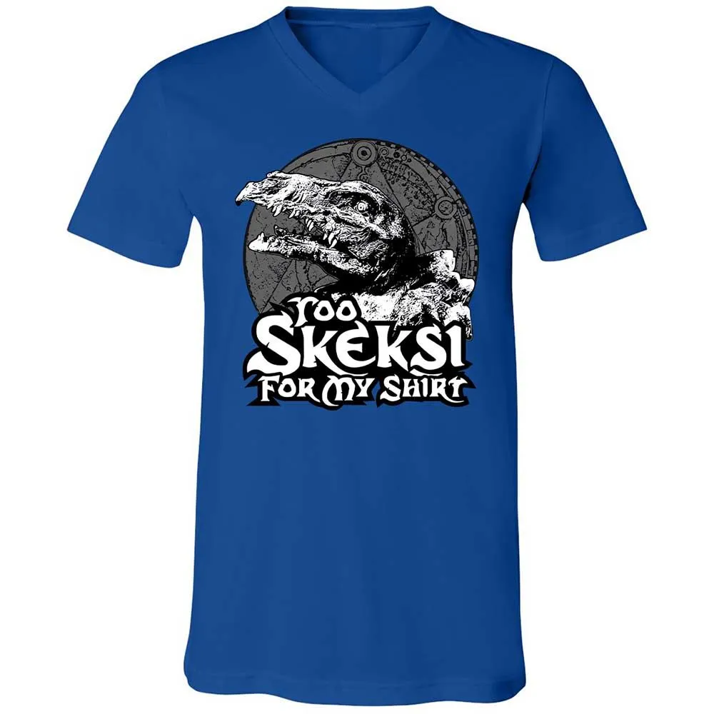 Unisex V-Neck T-Shirt - D7Z6V5R3 - True Royal - 4