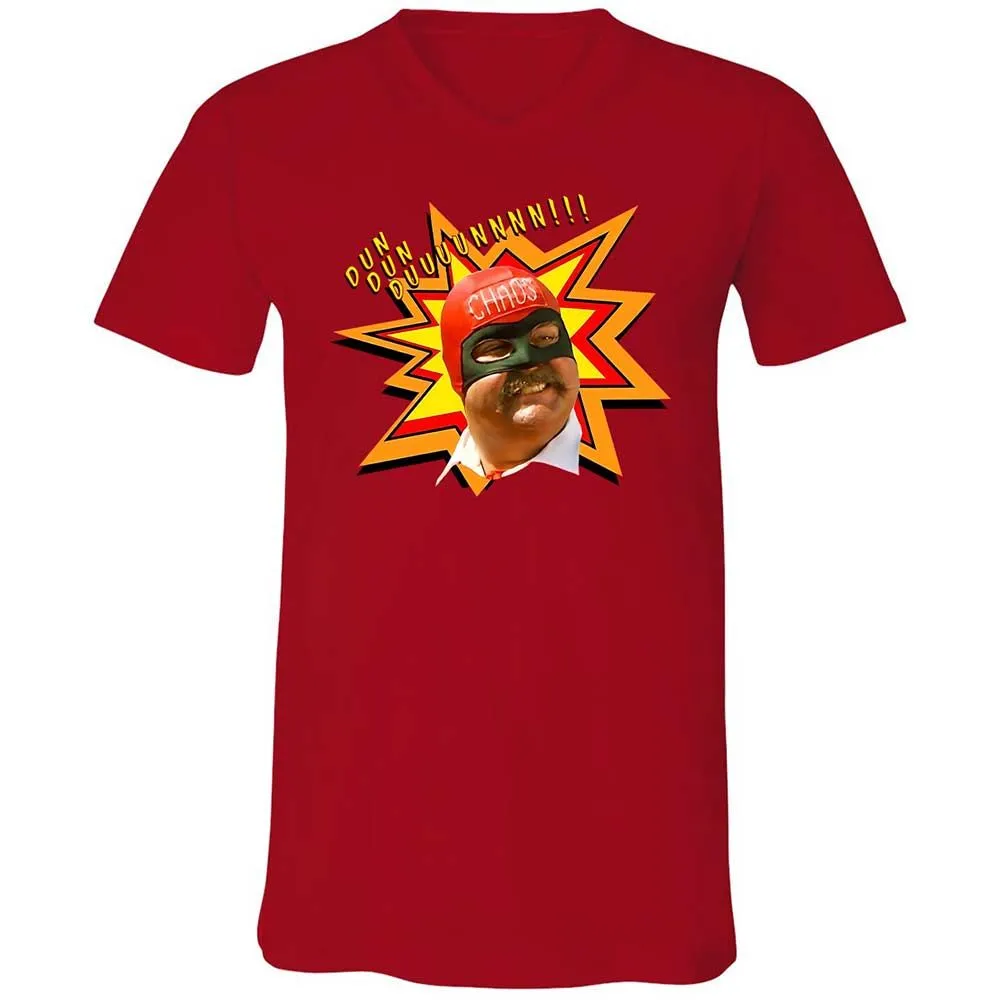 Unisex V-Neck T-Shirt - FBKNZG2W - Red - 5