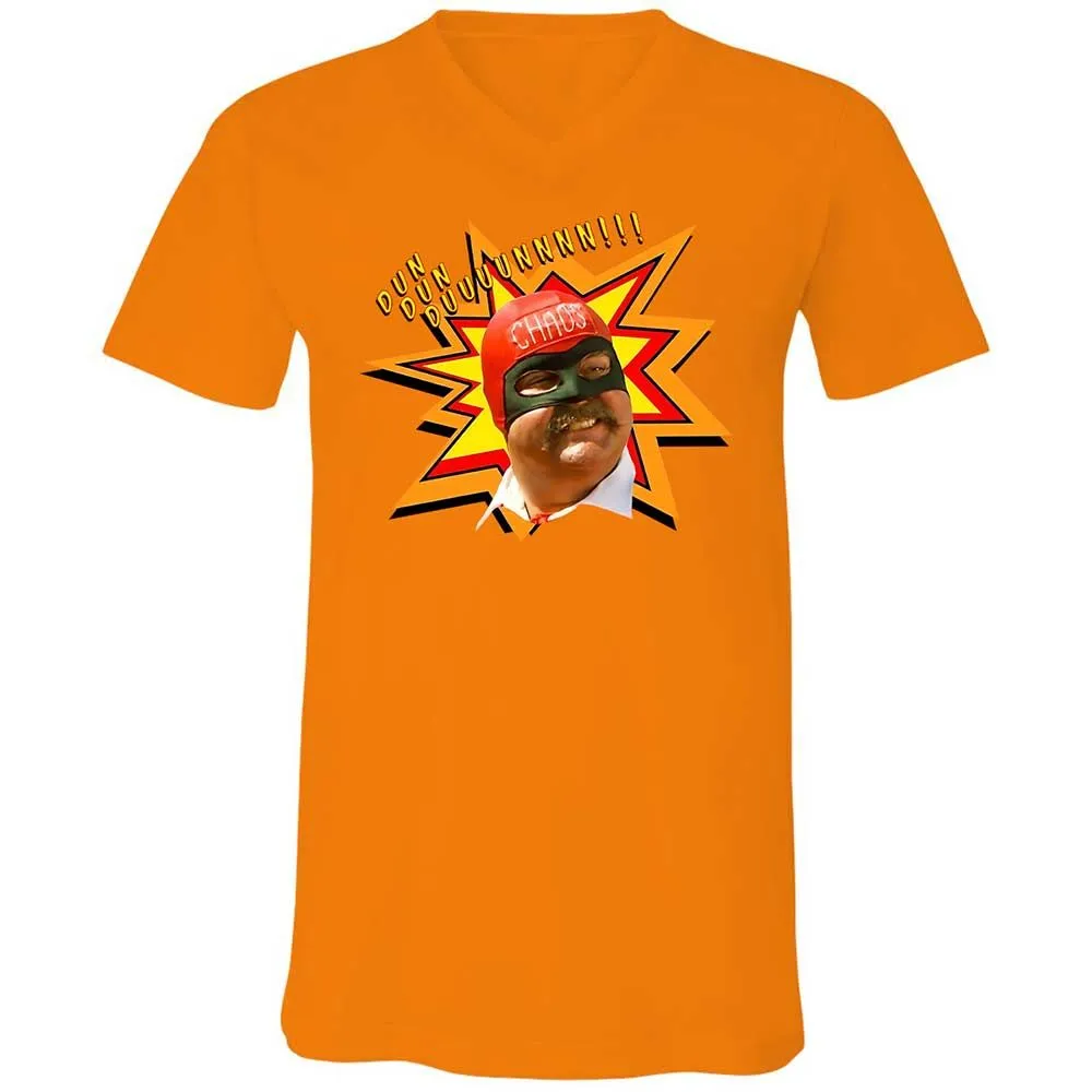 Unisex V-Neck T-Shirt - FBKNZG2W - Orange - 7