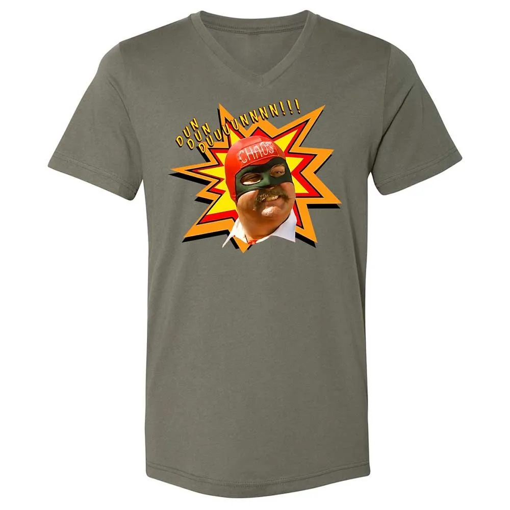 Unisex V-Neck T-Shirt - FBKNZG2W - Military Green - 15