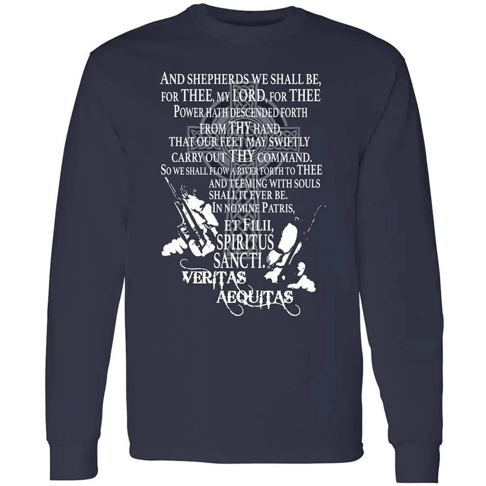 Long Sleeve T-Shirt - DWQAE7JU - Navy - 2