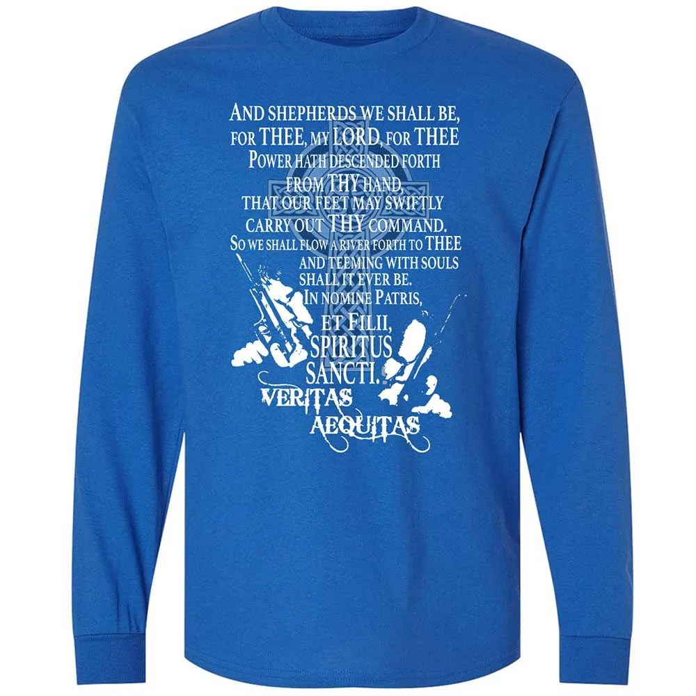Long Sleeve T-Shirt - DWQAE7JU - Royal - 3