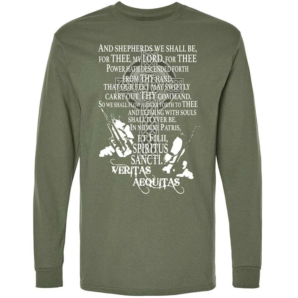 Long Sleeve T-Shirt - DWQAE7JU - Military Green - 9