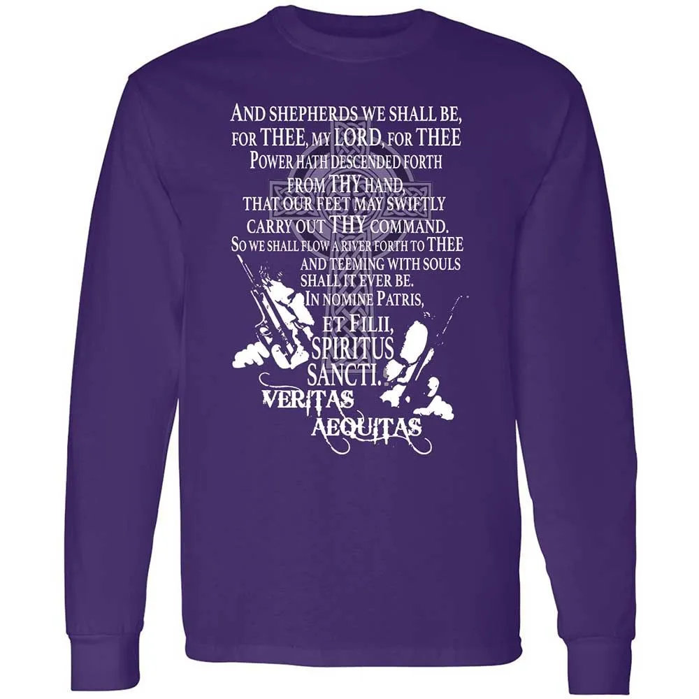 Long Sleeve T-Shirt - DWQAE7JU - Purple - 12