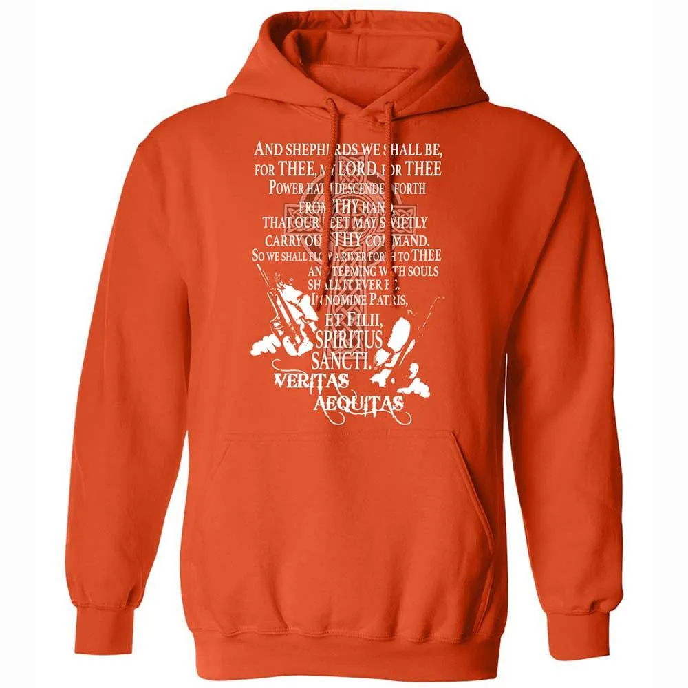 Classic Unisex Hoodie - 8GSEAMFZ - Orange - 13