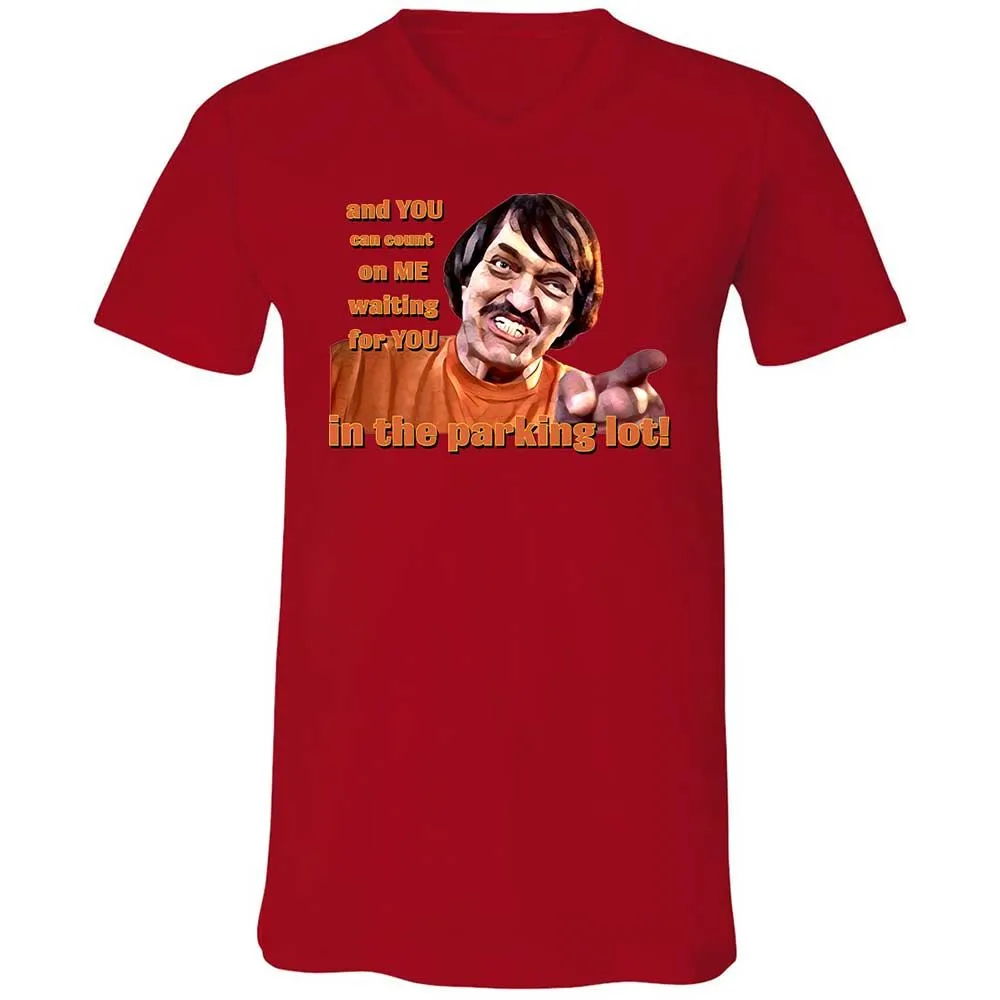 Unisex V-Neck T-Shirt - LZ1FNZML - Red - 5
