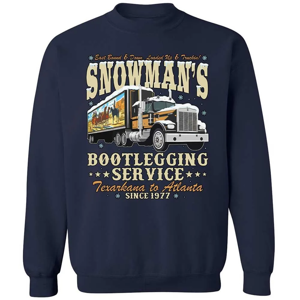 Snowman's Bootlegging Service - Navy - 2