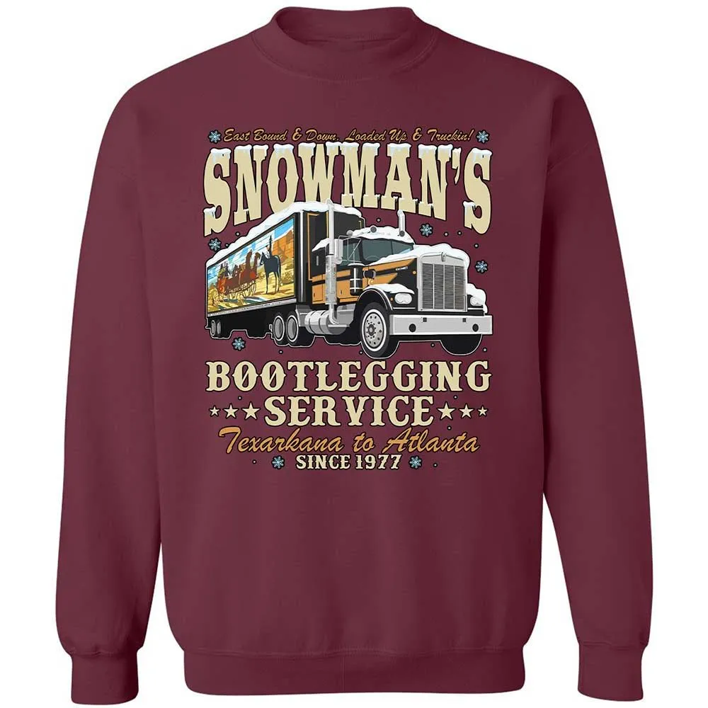 Snowman's Bootlegging Service - Maroon - 8