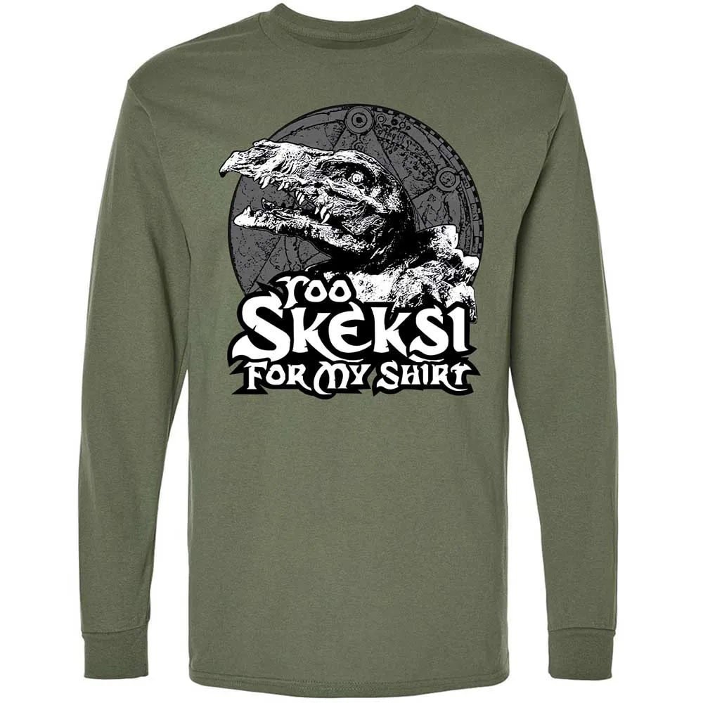 Long Sleeve T-Shirt - GR6HVFYQ - Military Green - 9
