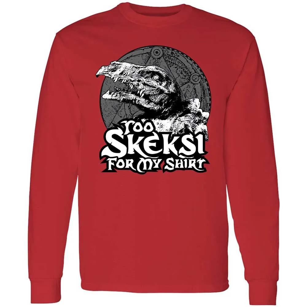 Long Sleeve T-Shirt - GR6HVFYQ - Red - 11