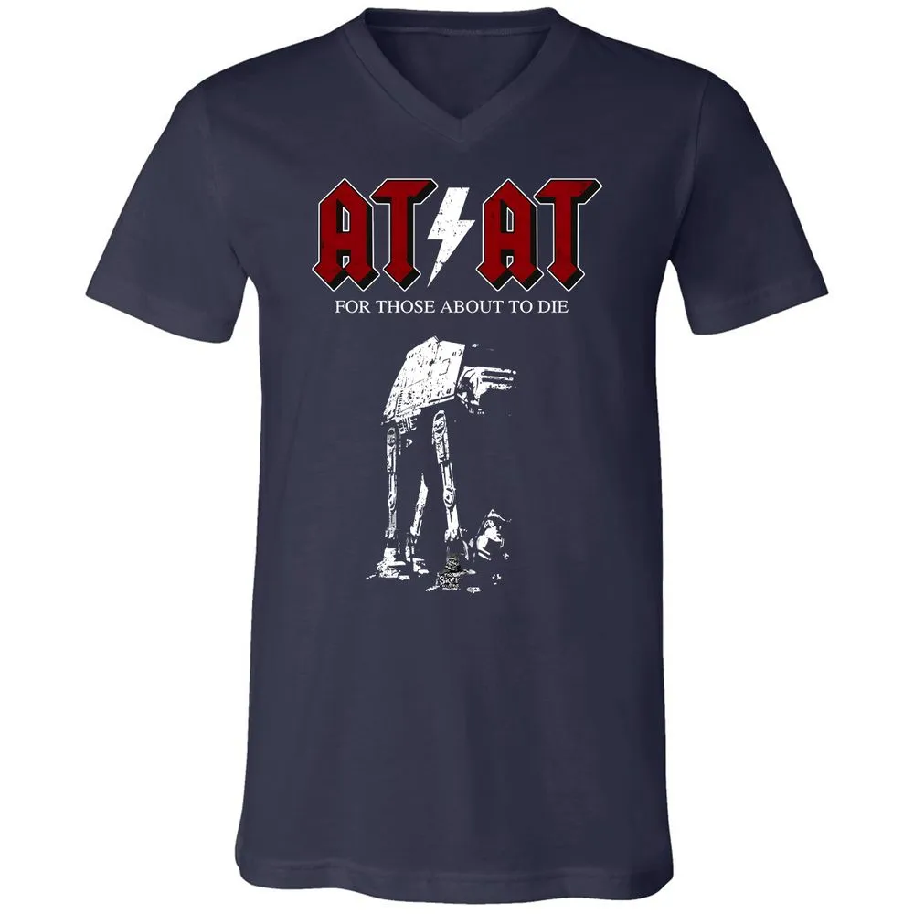 Unisex V-Neck T-Shirt - 71RTAAZU - Navy - 2