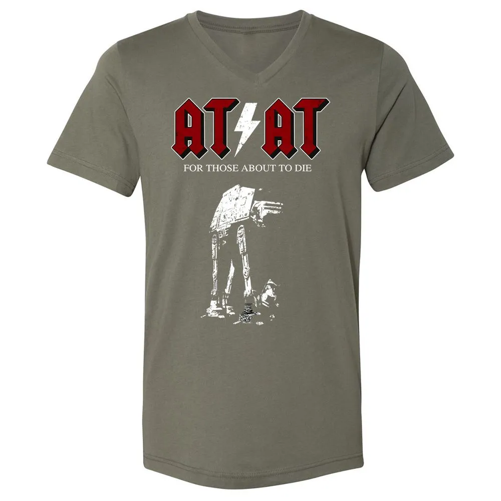 Unisex V-Neck T-Shirt - 71RTAAZU - Military Green - 11