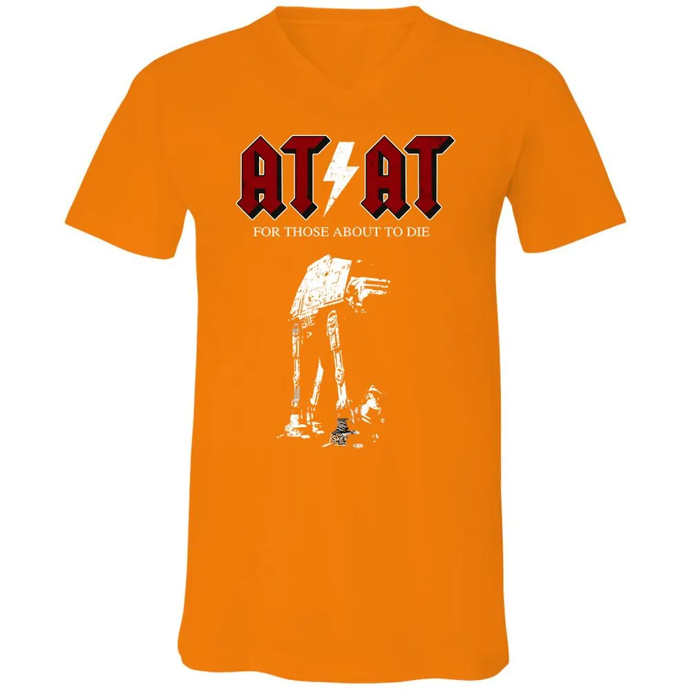 Unisex V-Neck T-Shirt - 71RTAAZU - Orange - 12