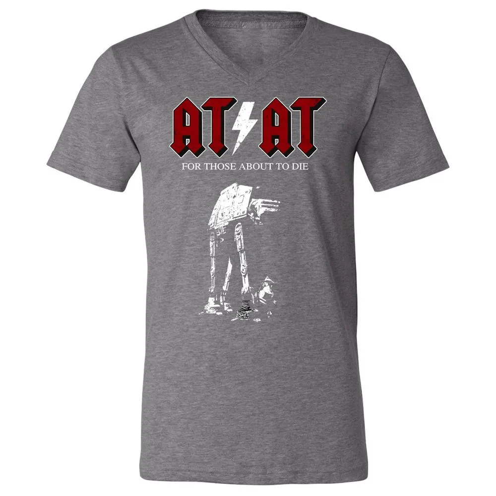 Unisex V-Neck T-Shirt - 71RTAAZU - Deep Heather - 14