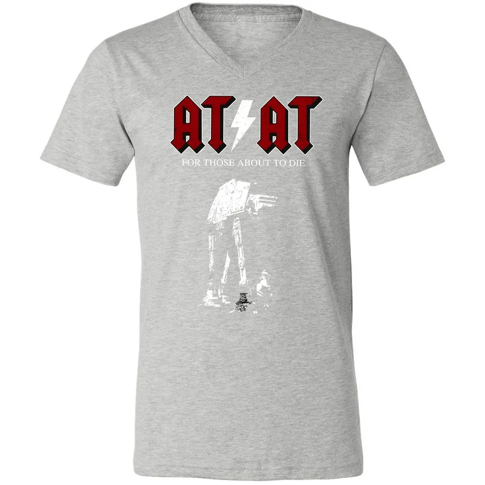 Unisex V-Neck T-Shirt - 71RTAAZU - Athletic Heather - 15