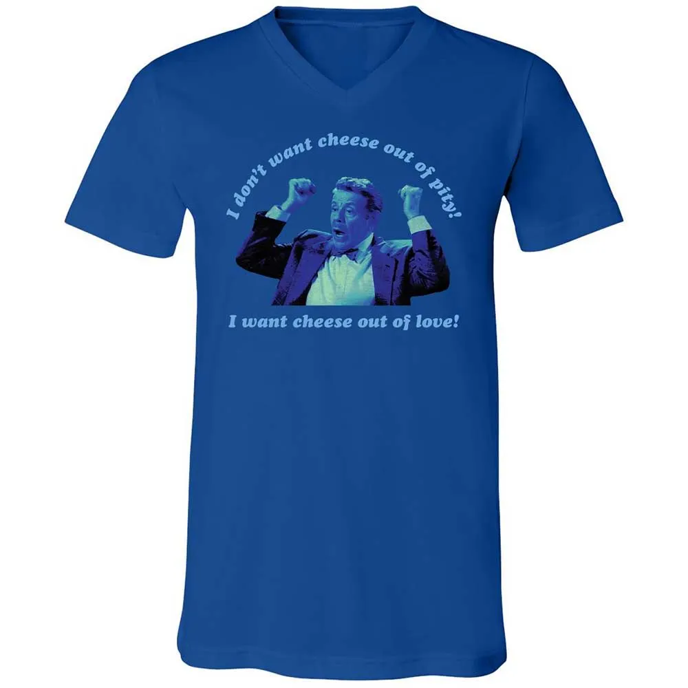 Unisex V-Neck T-Shirt - XZA63KUA - True Royal - 3
