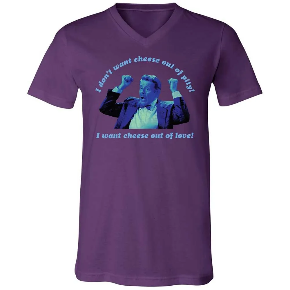 Unisex V-Neck T-Shirt - XZA63KUA - Team Purple - 10