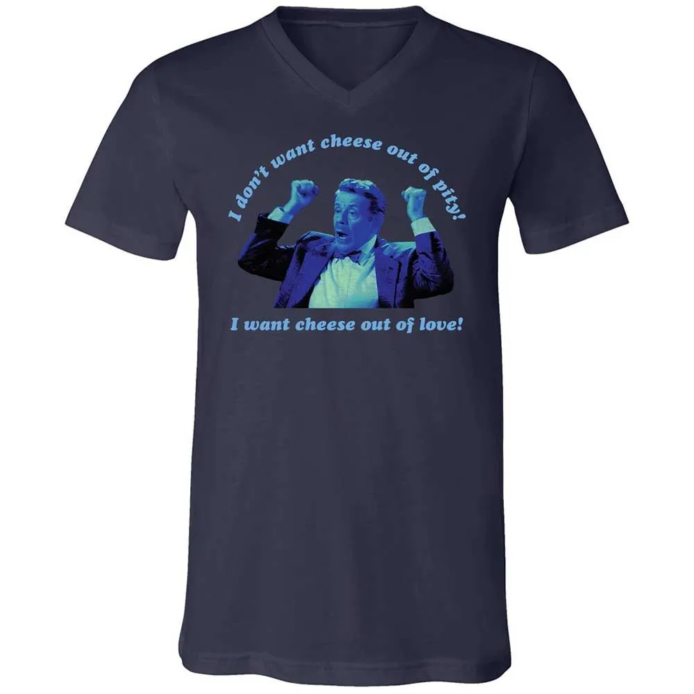 Unisex V-Neck T-Shirt - XZA63KUA - Navy - 12