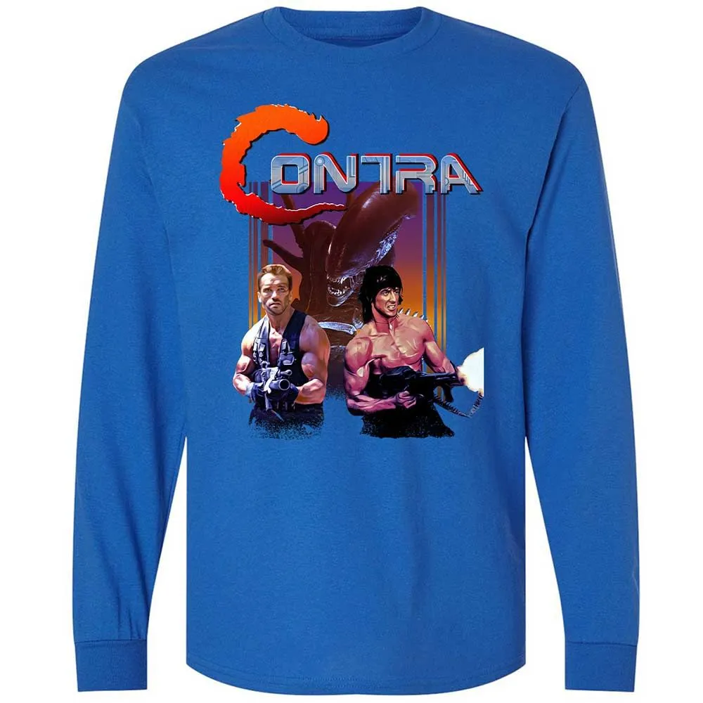 Long Sleeve T-Shirt - F8AHF1XJ - Royal - 3