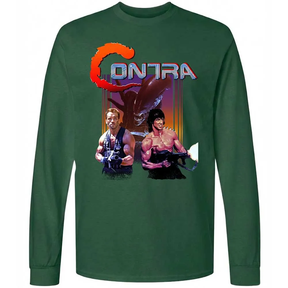 Long Sleeve T-Shirt - F8AHF1XJ - Forest Green - 4