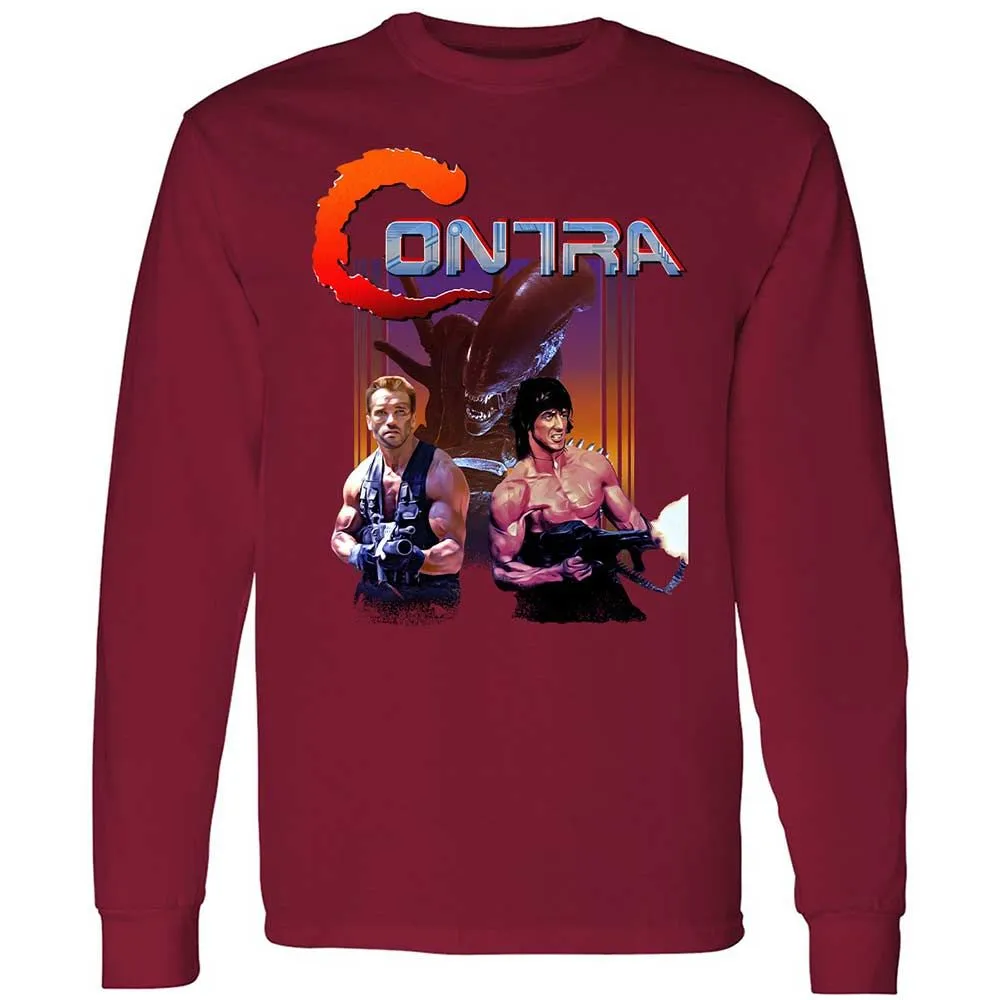 Long Sleeve T-Shirt - F8AHF1XJ - Cardinal Red - 7