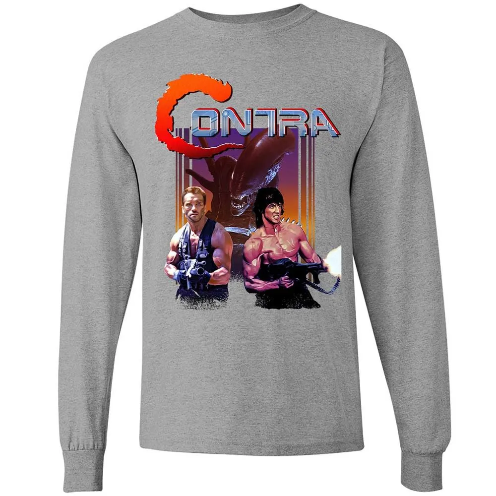 Long Sleeve T-Shirt - F8AHF1XJ - Sport Grey - 19